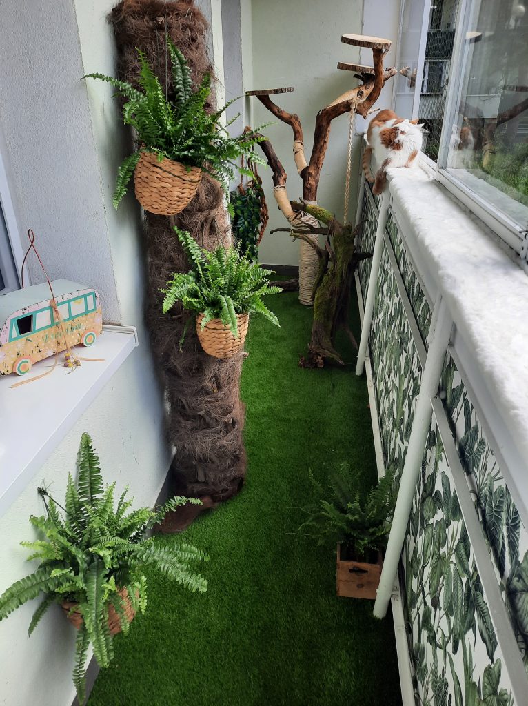Holandský trávnik, umelý trávnik, balkón, Wellness, džungla